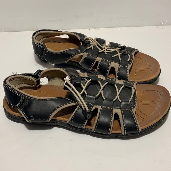 boc black sandals built in lace 10M - Picture 2 of 7